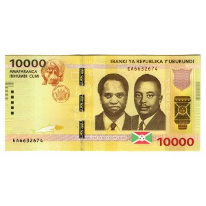 Burundi 10000 Francs 2015