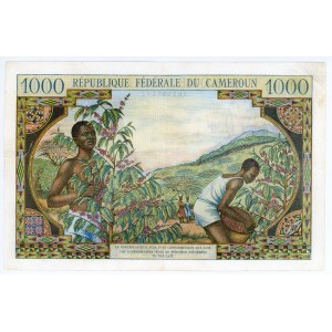 Cameroon 1000 Francs 1962 (ND)