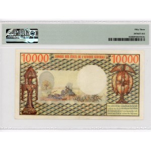 Central African Republic 10000 Francs 1976 (ND) PMG 53