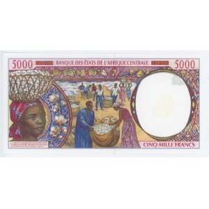 Central African States 5000 Francs 2002
