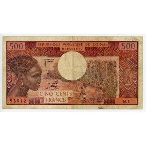 Congo 500 Francs 1974 (ND)