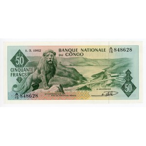 Congo 50 Francs 1962