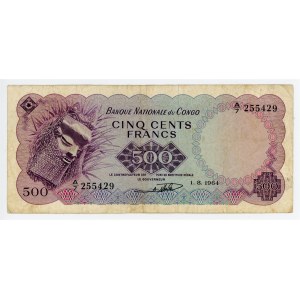 Congo 500 Francs 1964