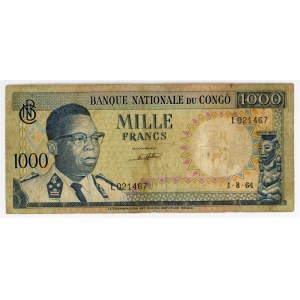 Congo 1000 Francs 1964