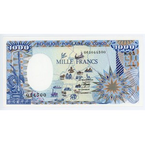 Congo 1000 Francs 1987