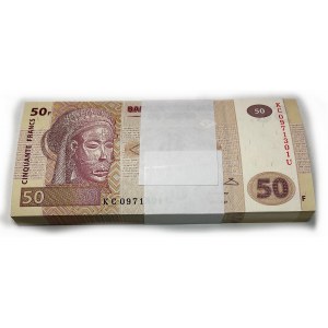 Congo 100 x 50 Francs 2007 Bundle