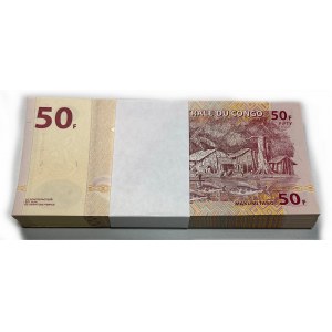Congo 100 x 50 Francs 2007 Bundle