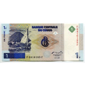 Congo Democratic Republic 1 Franc 1997 (1998)