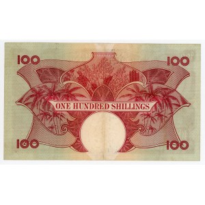 East Africa 100 Shillings 1958 - 1960 (ND)