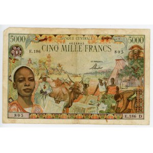 Equatorial African States 5000 Francs 1963