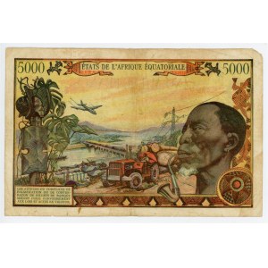 Equatorial African States 5000 Francs 1963