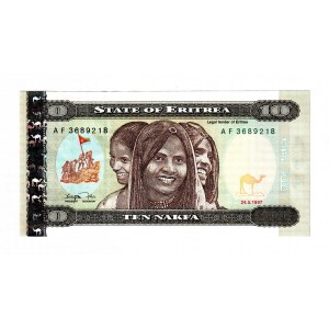 Eritrea 10 Nakfa 1997