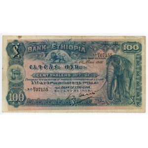 Ethiopia 100 Thalers 1932