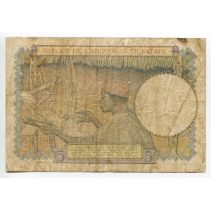 French West Africa 5 Francs 1943