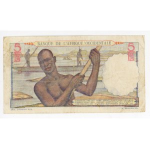 French West Africa 5 Francs 1943