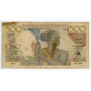 French West Africa 500 Francs 1951