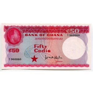 Ghana 50 Cedis 1965 (ND)