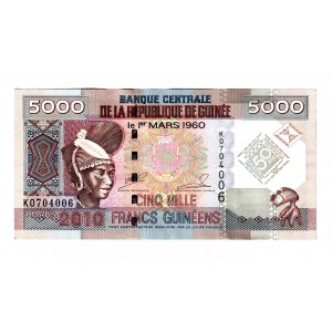 Guinea 5000 Francs 2010 Commemorative