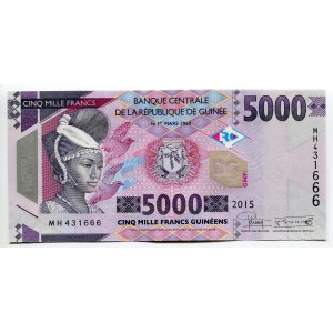 Guinea 5000 Francs 2015