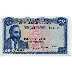 Kenya 20 Shillings 1973