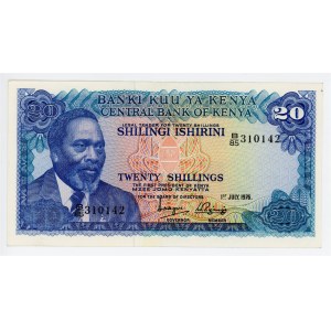 Kenya 20 Shillings 1976