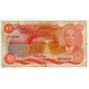 Malawi 5 Kwacha 1984