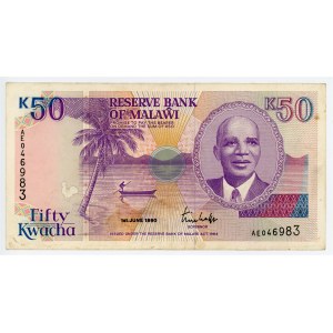 Malawi 50 Kwacha 1990