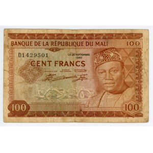 Mali 100 Francs 1960 (1967)