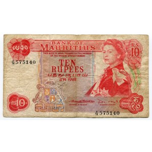 Mauritius 10 Rupees 1967