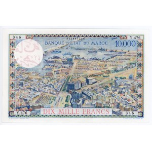 Morocco 10000 Francs 1955