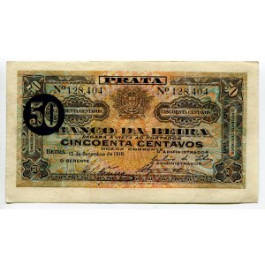 Mozambique Banco da Beira 50 Centavos 1919