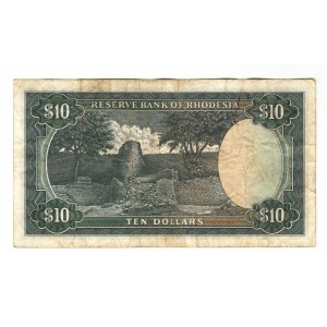 Rhodesia 10 Dollars 1973