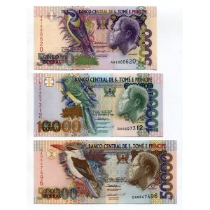 Saint Thomas & Prince 5000 - 10 000 - 50 000 Dobras 1996