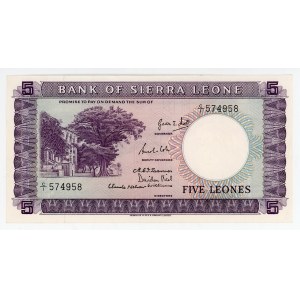 Sierra Leone 5 Leones 1964 (ND)
