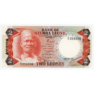 Sierra Leone 2 Leones 1974