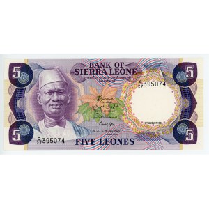 Sierra Leone 5 Leones 1985