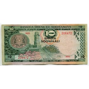 Somalia 10 Shillings 1980