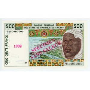 West African States Burkina Faso 500 Francs 1994 C Specimen