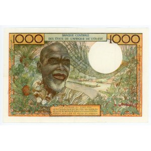 West African States Ivory Coast 1000 Francs 1961 (ND) A