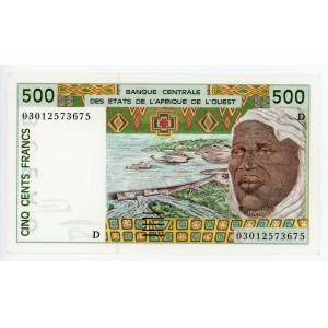 West African States Mali 500 Francs 2003 D