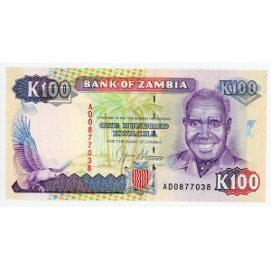 Zambia 100 Kwacha 1991 (ND)