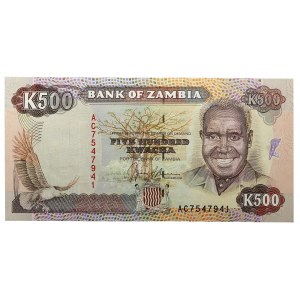 Zambia 500 Kwacha 1991