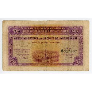 Lebanon 25 Piastres 1942