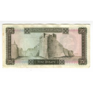 Libya 5 Dinar 1972