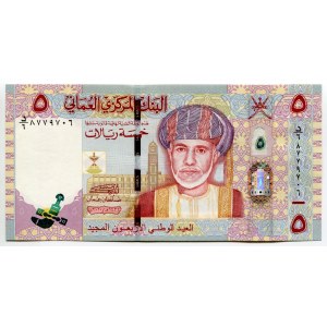 Oman 5 Rials 2010