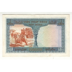 French Indochina 1 Piastre 1954