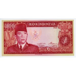 Indonesia 100 Rupiah 1960 (1964)