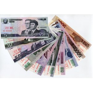 Korea Lot of 10 Notes 2002 - 2013