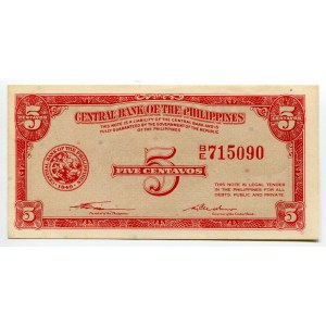 Philippines 5 Centavos 1949 (ND)