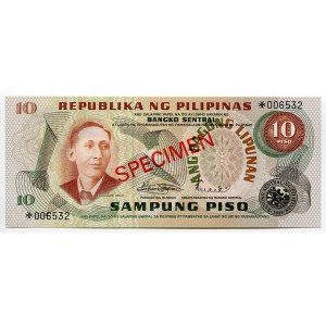 Philippines 10 Piso 1973 - 1978 (ND) Specimen